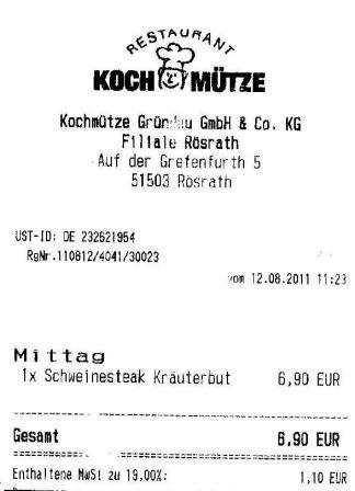 fght Höffner Kochmütze Restaurant